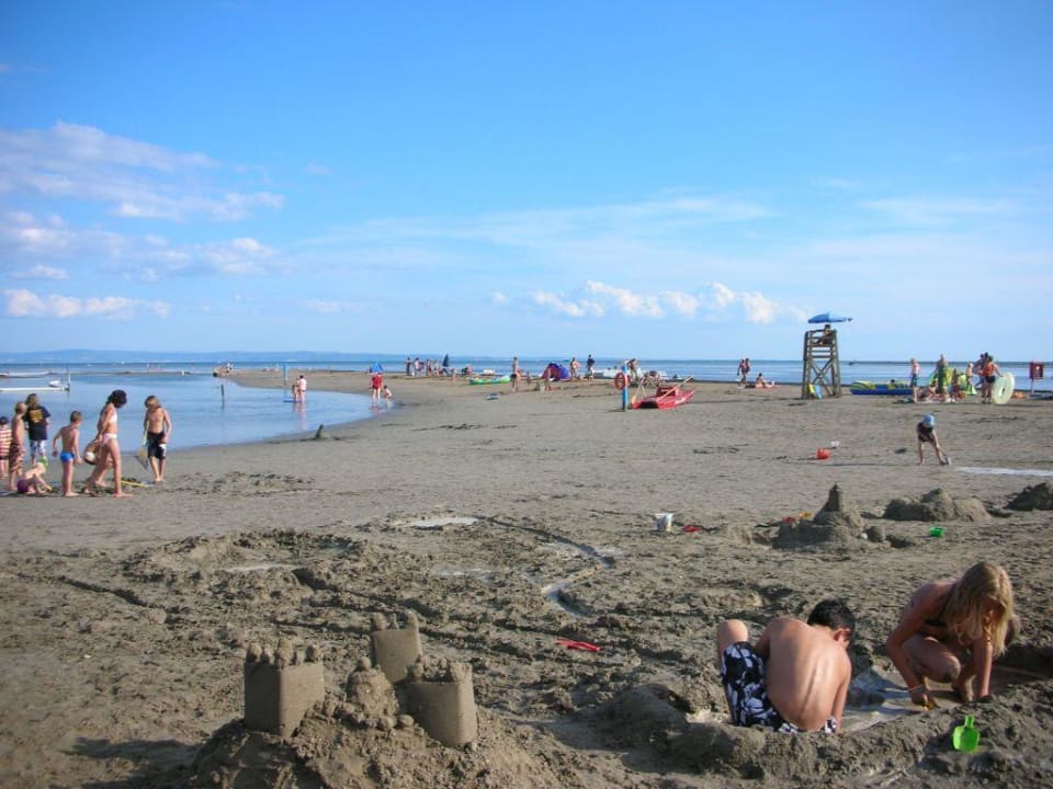 ein Teil des Strandes Villaggio Europa Grado