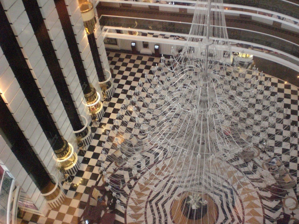 Lobby von oben Hotel Delphin Imperial