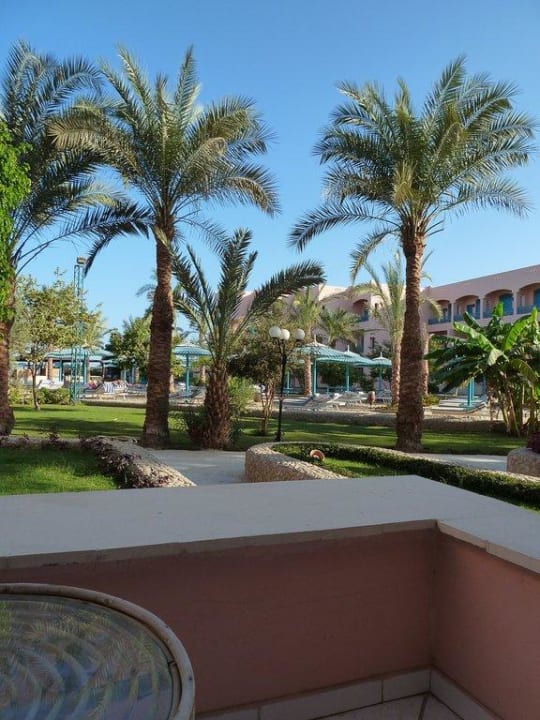 Blick von der Terrasse Hotel Le Pacha Beach Resort
