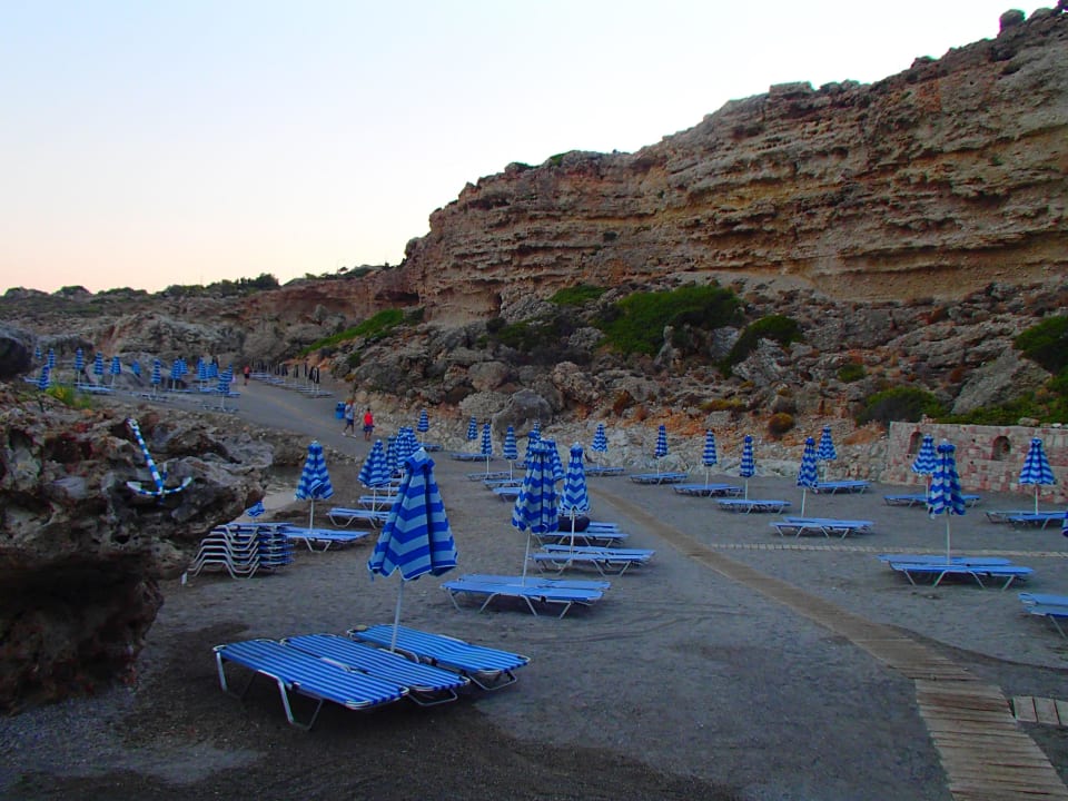 Plaża wieczorem Hotel Kalithea Horizon Royal