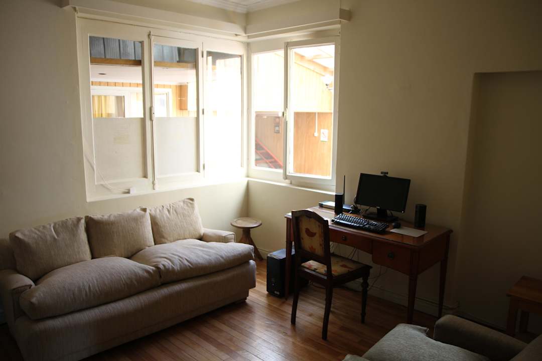 Gemütlicher Aufenthaltsraum Hostal Oro Fueguino