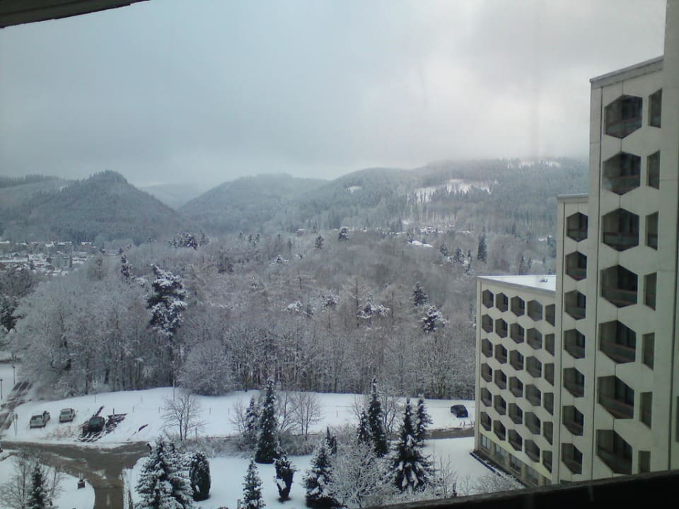 Blick vom Balkon AHORN Berghotel Friedrichroda