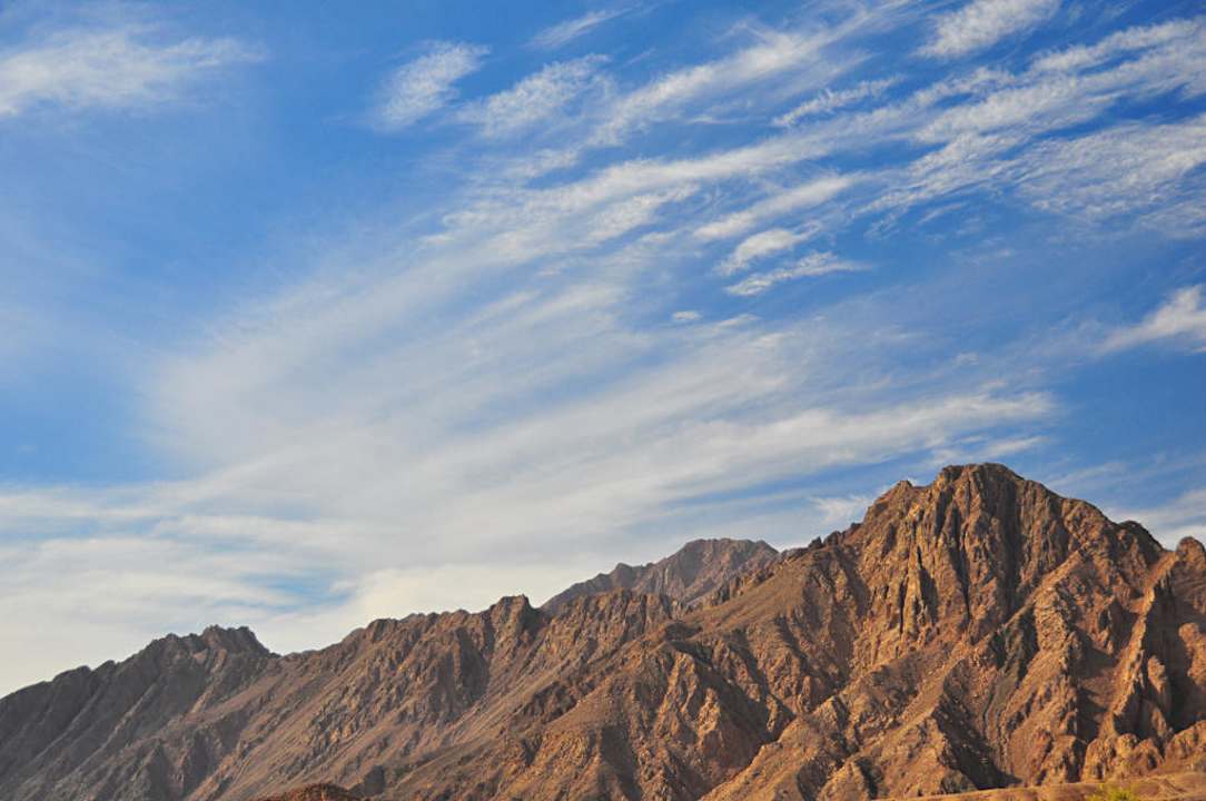 Berge hinter dem Hotel Ecotel Dahab Bay View Resort