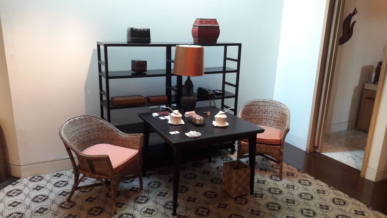 Spa Cottage: Kokos-Nüsse als Welcome-Drink Grand Hyatt Erawan Bangkok