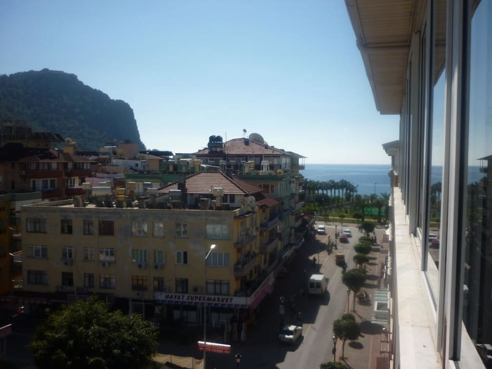 Ausblick aus dem Hotel Hotel Aslan City Kleopatra