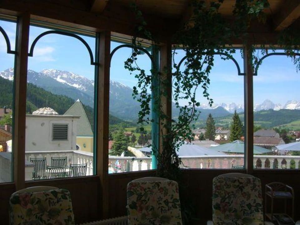 Ausblick von Wintergarten Vitaloase Dilly - Das Nationalpark Resort