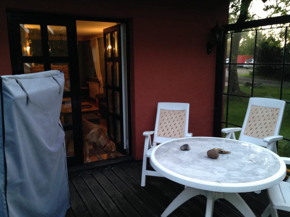 Terrasse mit Sitzgelegenheiten Appartements Pferdehof & Haus Bela