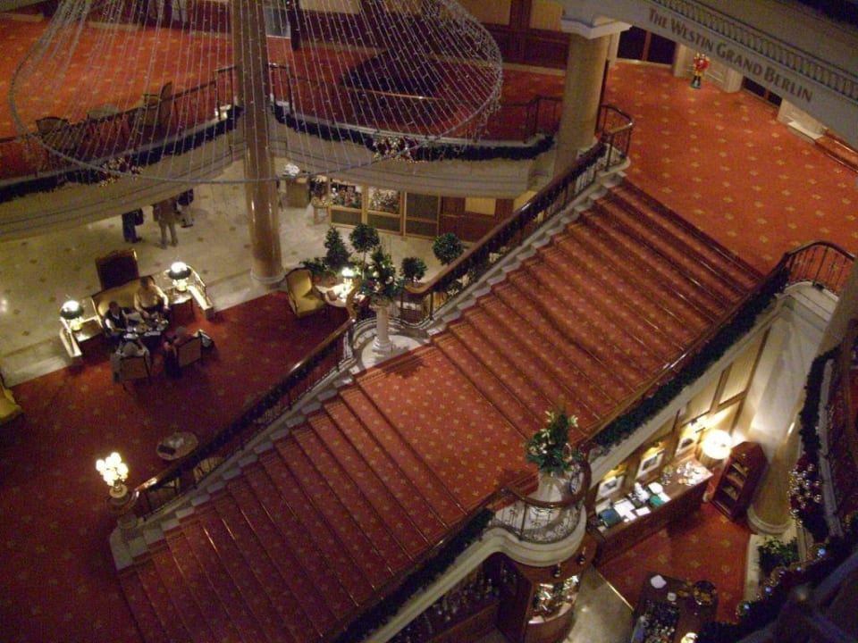 Treppe von oben Hotel The Westin Grand Berlin