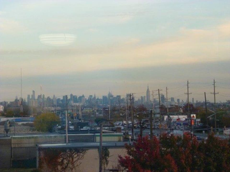 Blick nach New York Hotel Holiday Inn Express at the Meadowlands