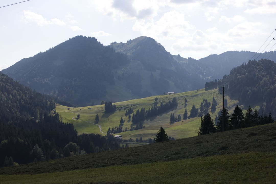 Ausblick Bauernhof Haus Edelweiss