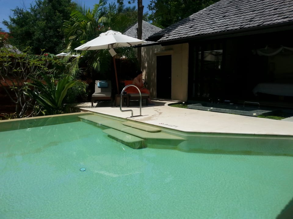 Privater Pool mit schattiger Terrasse Sheraton Hua Hin Pranburi Villas
