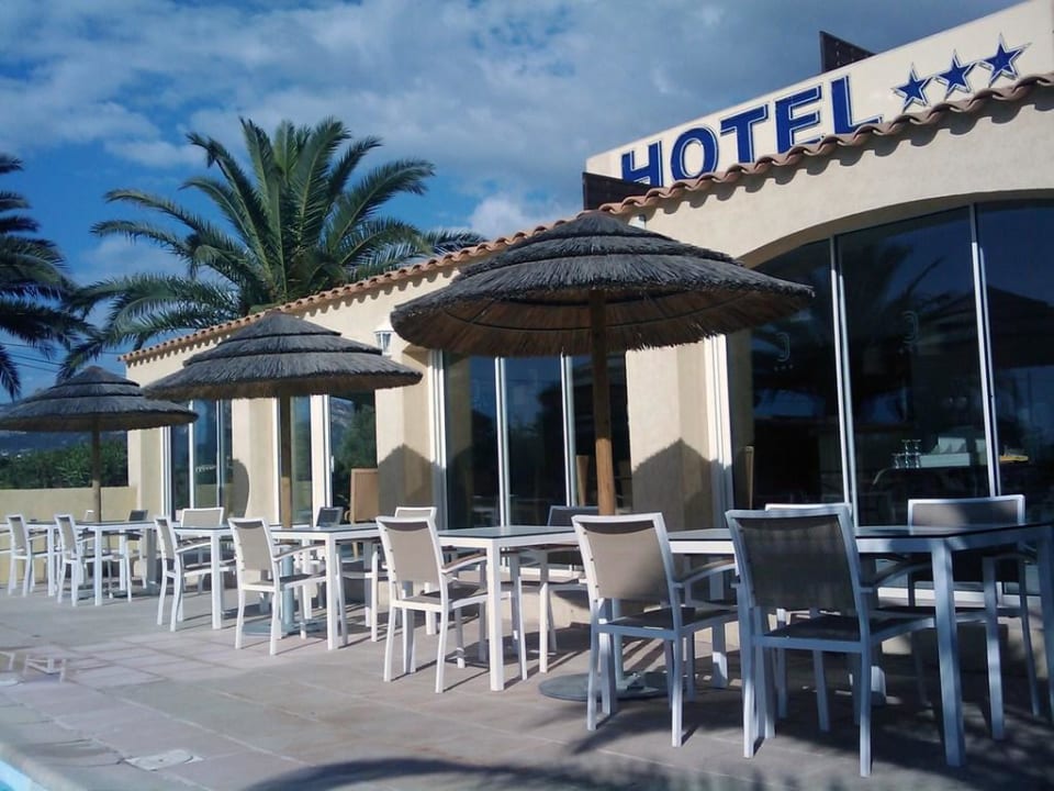 Frühstücksterrasse Hotel Cesario