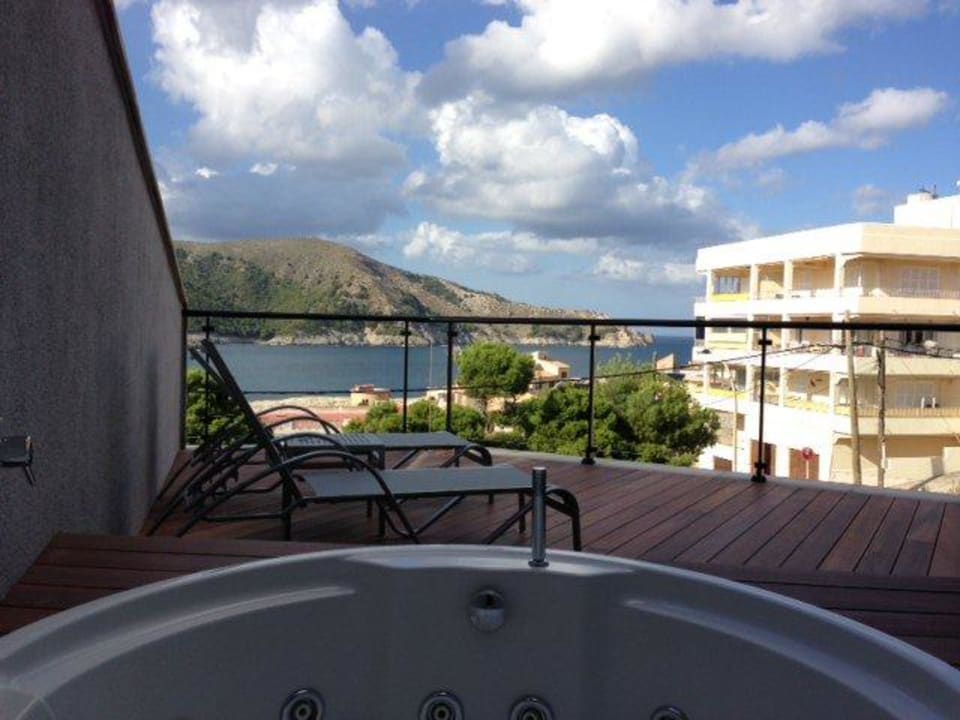 Blick vom Zimmer C203 Protur Turo Pins Hotel