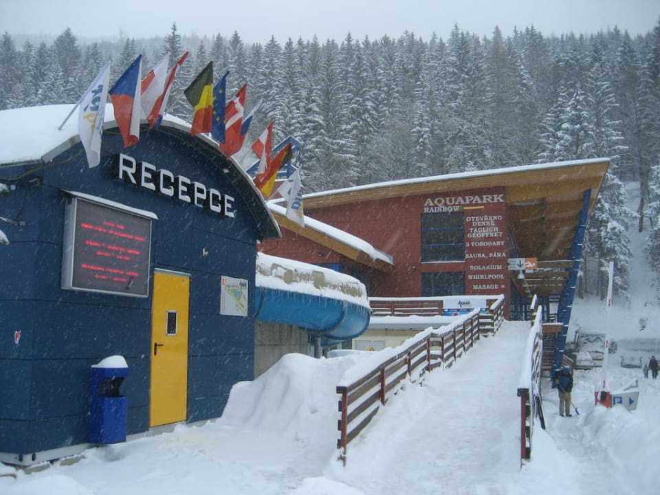 Recepcja i basen Hotel Aquapark