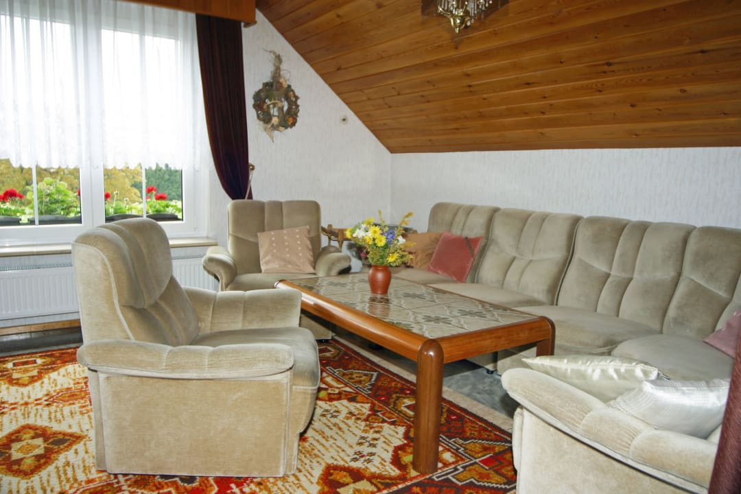 Wohnzimmer Ferienhaus Sendel