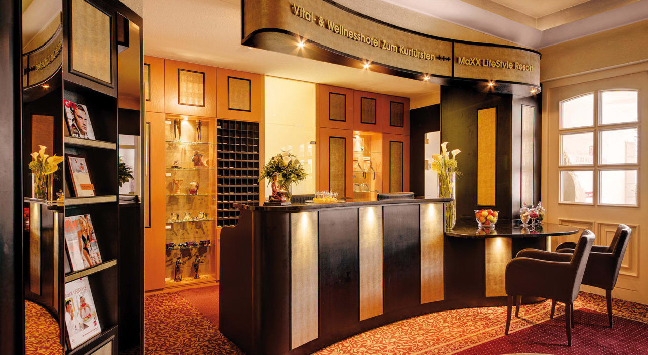 Hotelrezeption LIFESTYLE Resort Zum Kurfürsten