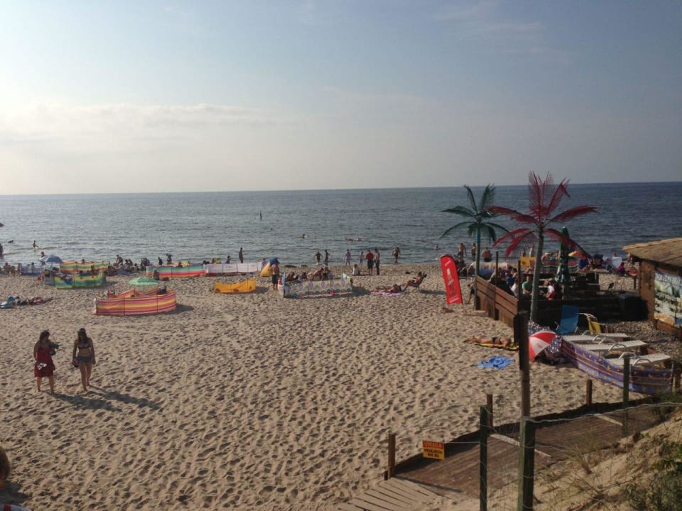 Strand ganz nah am Hotel Vestina Wellness & Spa Hotel