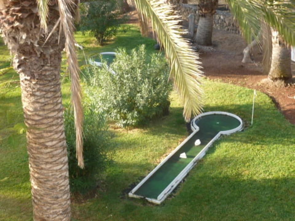 Partie du mini golf à l'hôtel Hipotels La Geria