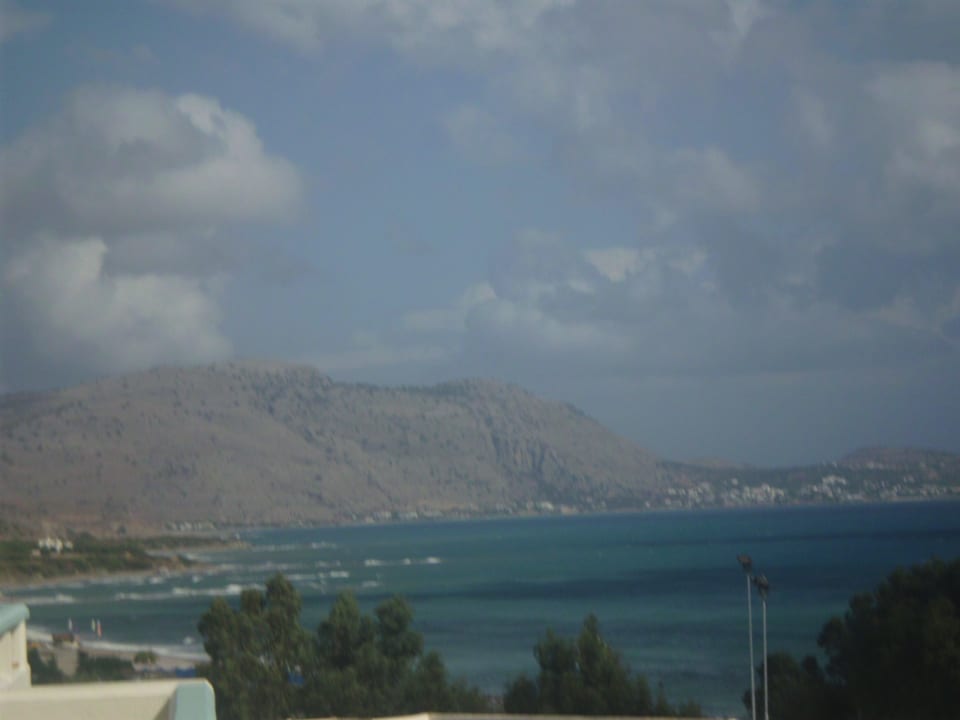 Vom Balkon aus unser Ausblick Rodos Princess Beach Hotel & Spa