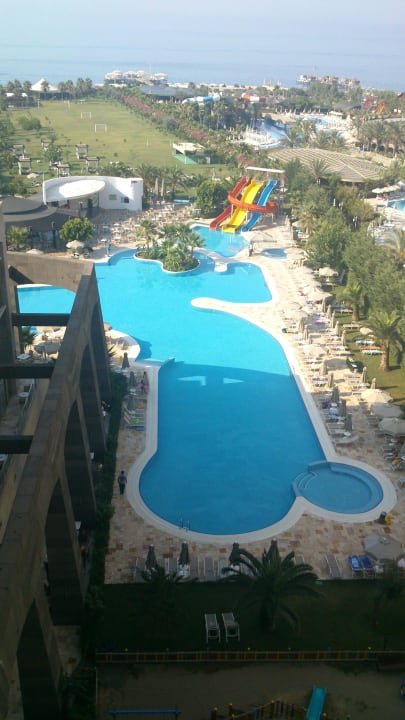 Vom Zimmer aus - toller Blick Melas Lara Hotel