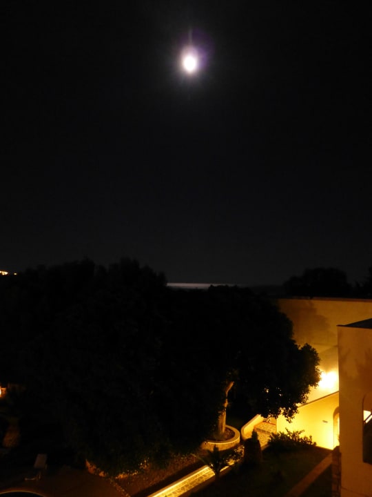 Blick von unserem Balkon Ekaterini Hotel