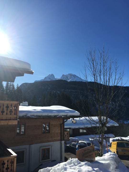 Außenansicht Almhotel Grünsteinblick