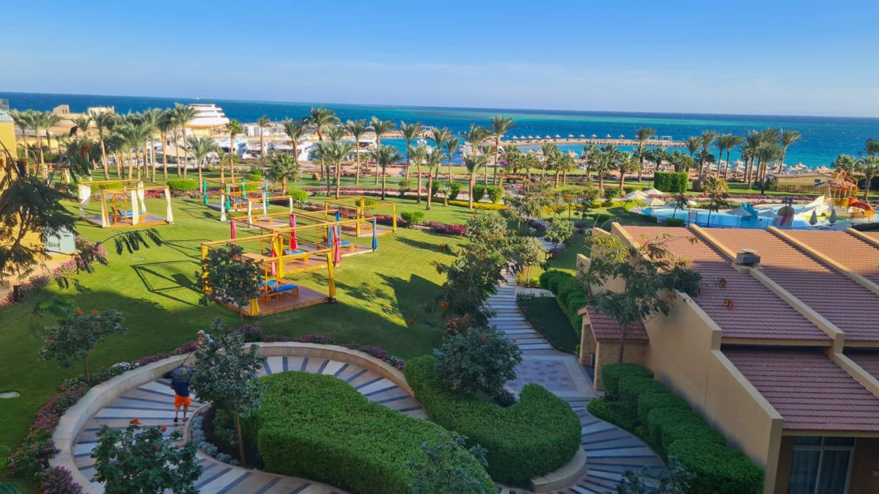 Ausblick Hilton Hurghada Plaza