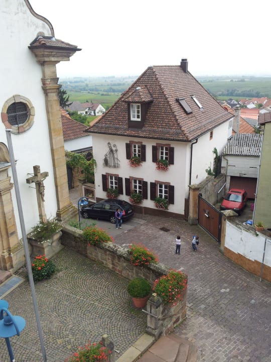 Ausblick aus Zimmer 8 Landgasthof Zickler