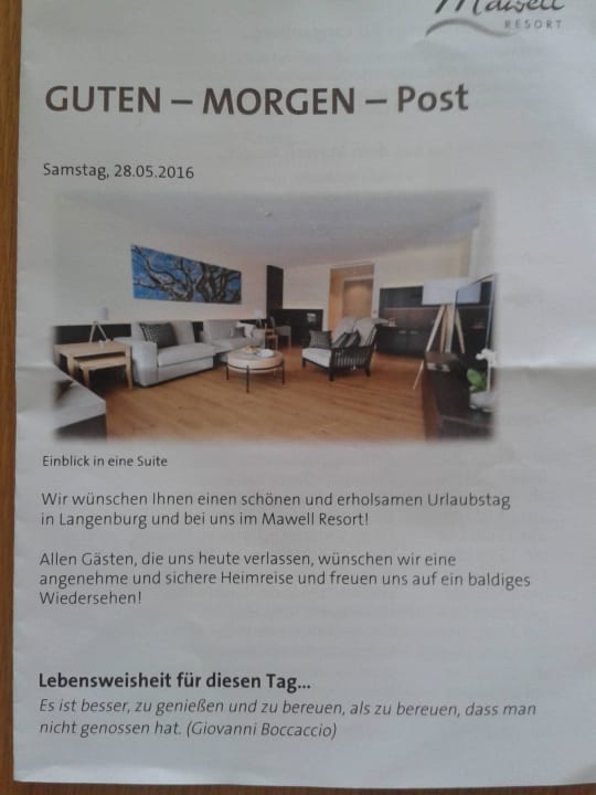 Morgenpost Mawell Resort