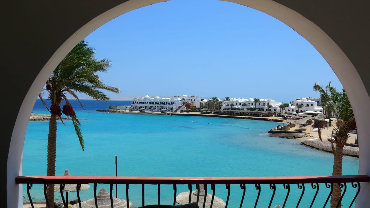 Unser Ausblick aus unserem Zimmer - einfach schön Arabia Azur Resort