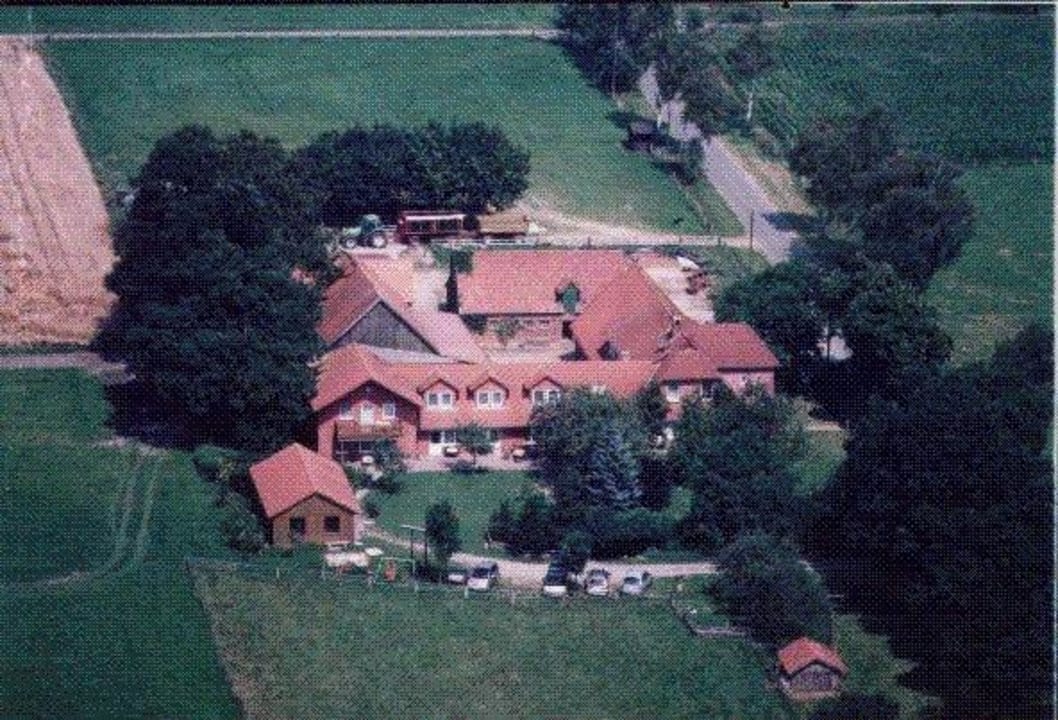 Luftbild Hof Wehrhoff Erlebnisbauernhof Familie Wehrhoff
