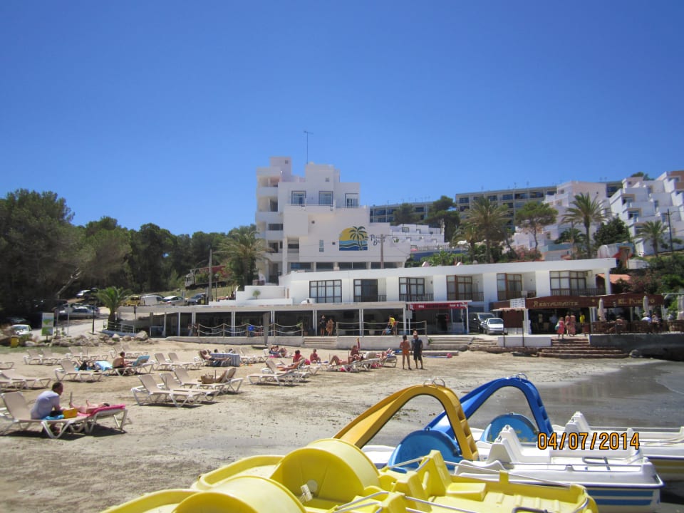 Blick auf Beachbar Barceló Portinatx - Adults only