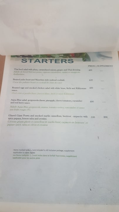 Gastro Radisson Blu Poste Lafayette Resort & Spa - Adults only