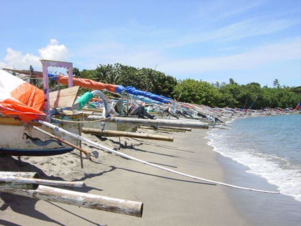 Fischerboote beim Hotel Hotel Sheraton Senggigi Lombok Beach Resort