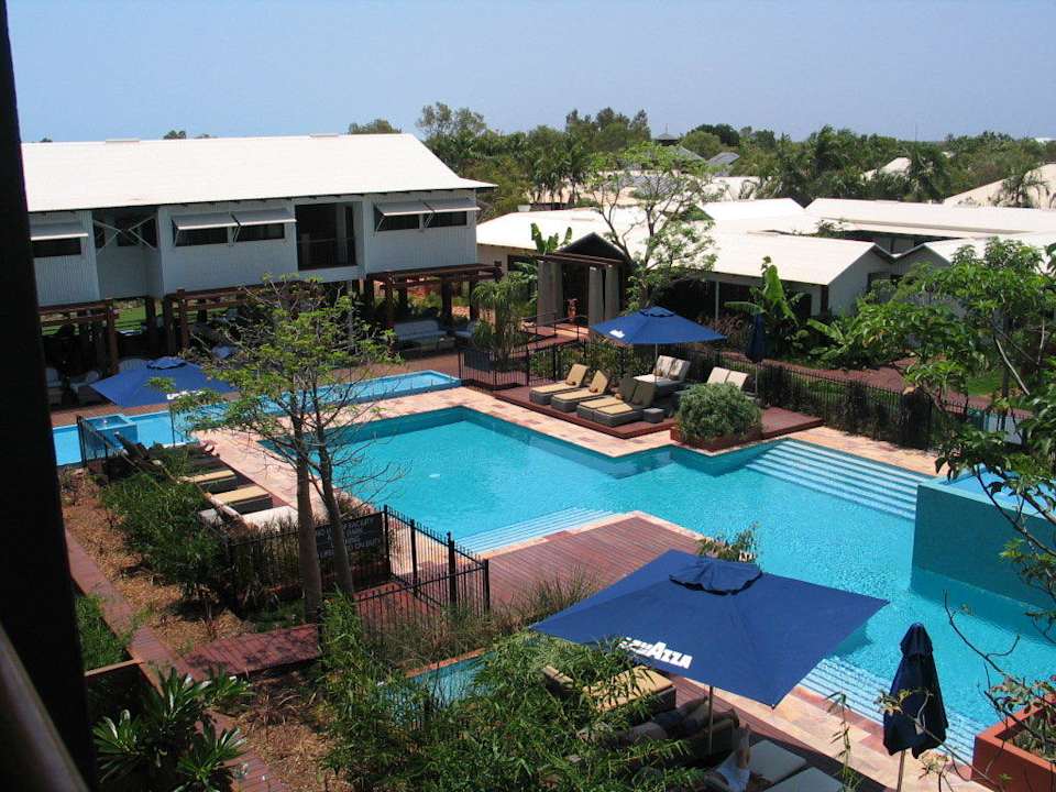 Ausblick vom Zimmer auf Poolanlage Kimberley Sands Resort and Spa - Adults only