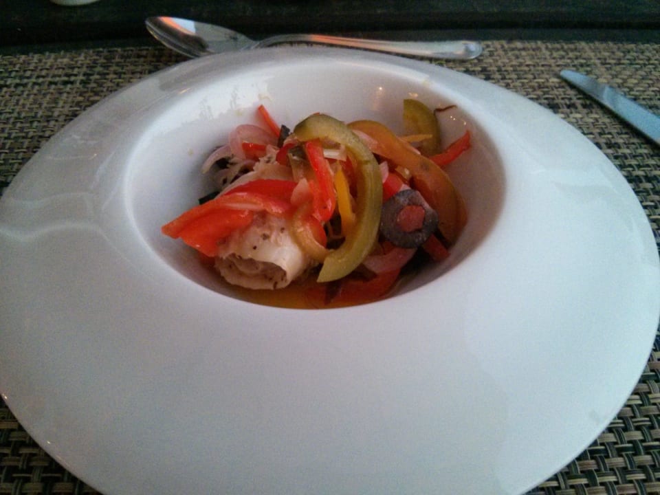 Vorspeise mit Fisch Cocobay Resort Antigua - Adults only