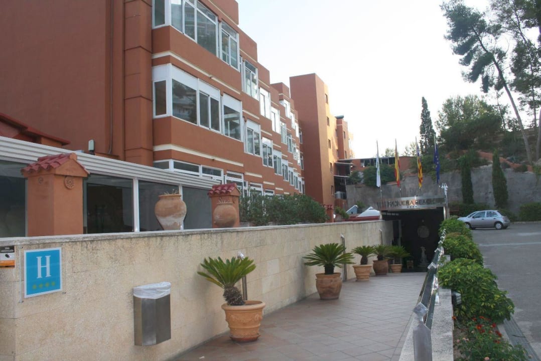 Weg zum Haupteingang Hotel Aparthotel Paguera Beach
