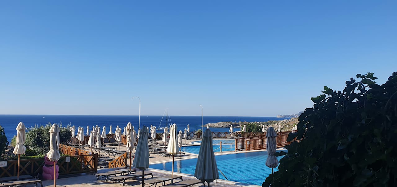 Ausblick Hotel Kalithea Horizon Royal