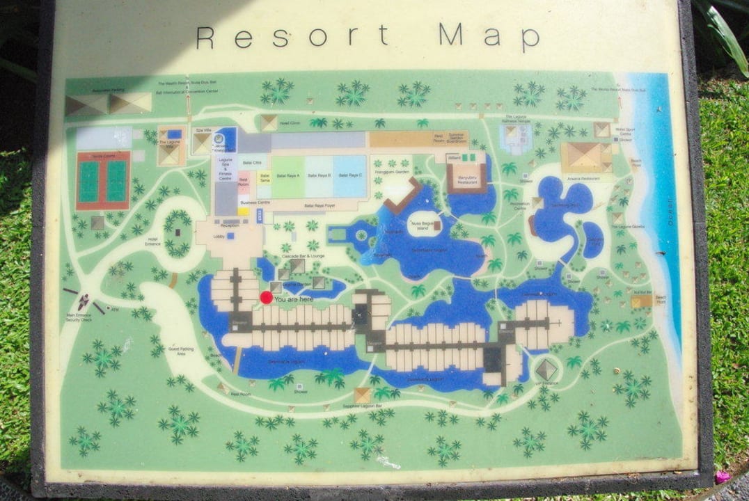 Übersichtskarte der Anlage The Laguna A Luxury Collection Resort & Spa