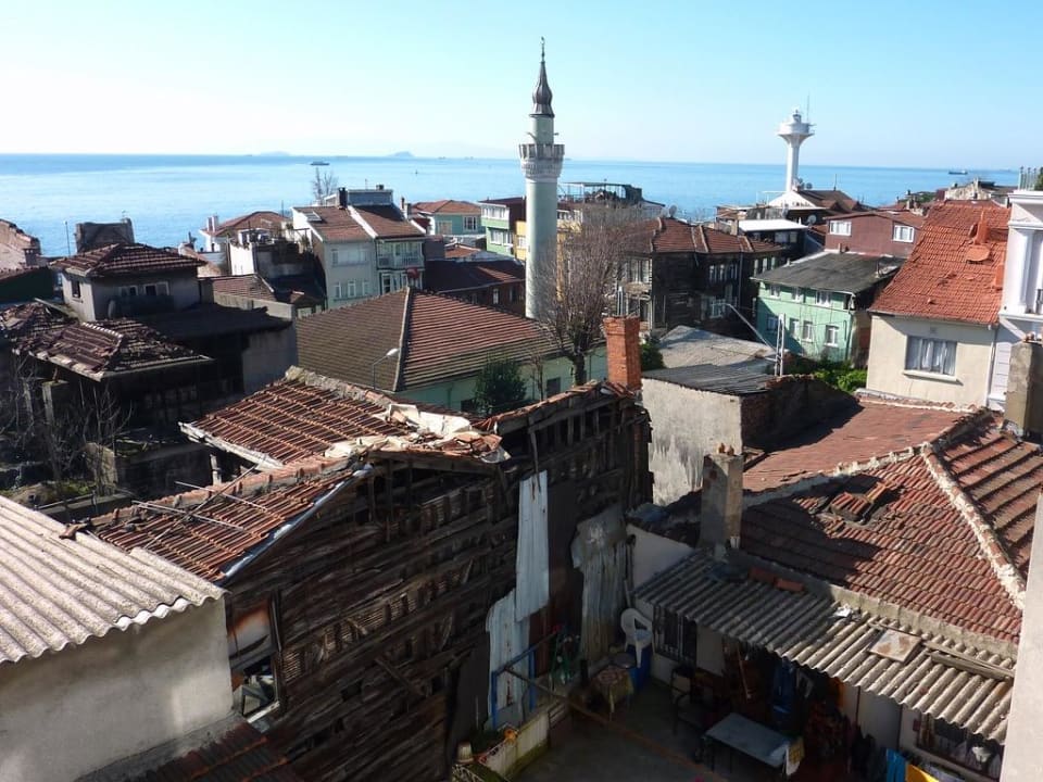 Ausblick aus dem Frühstücksraum Hotel Kaftan