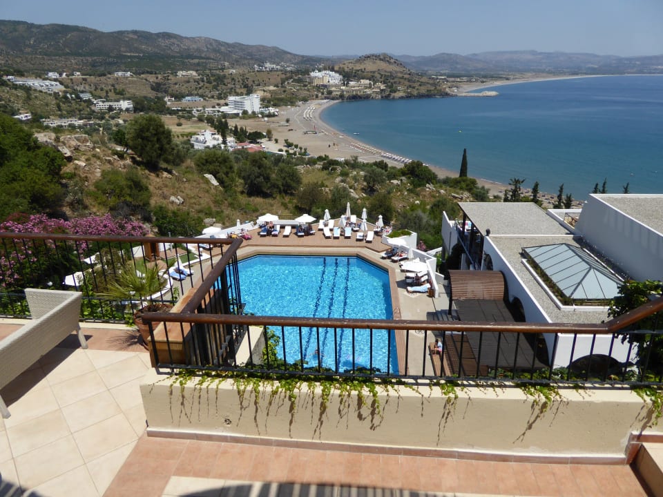 Vlichabucht am morgen Lindos Mare, Seaside Hotel