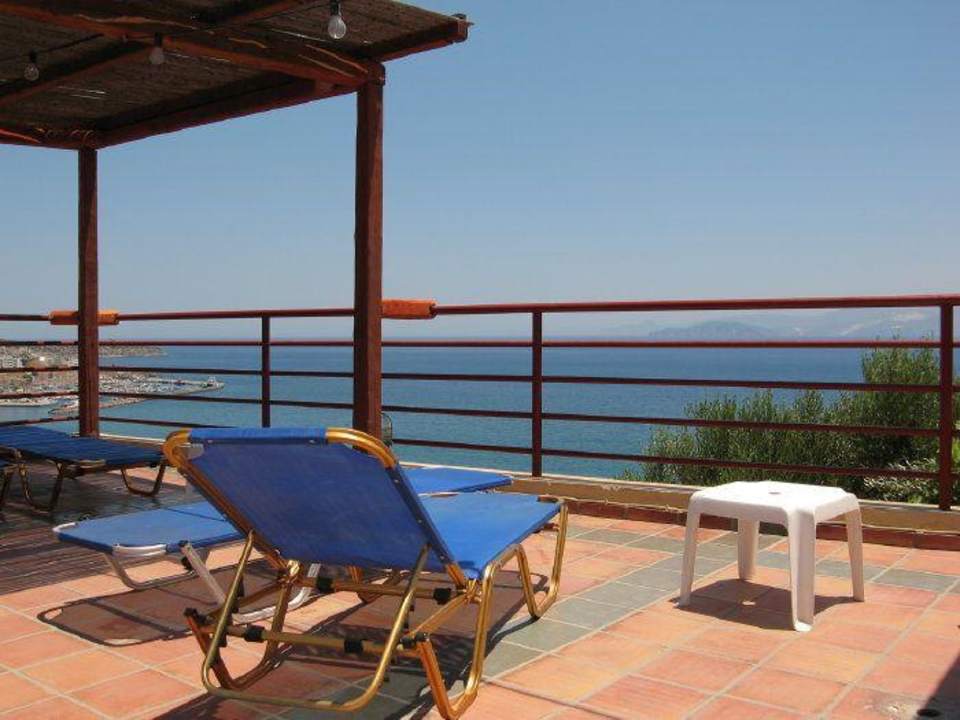 Aussicht vom oberen Pool Miramare Resort Hotel & Spa