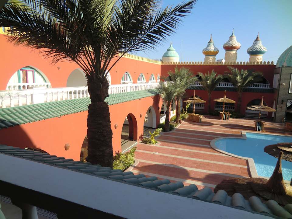 Vom Balkon Pickalbatros Alf Leila Wa Leila Resort - Neverland Hurghada