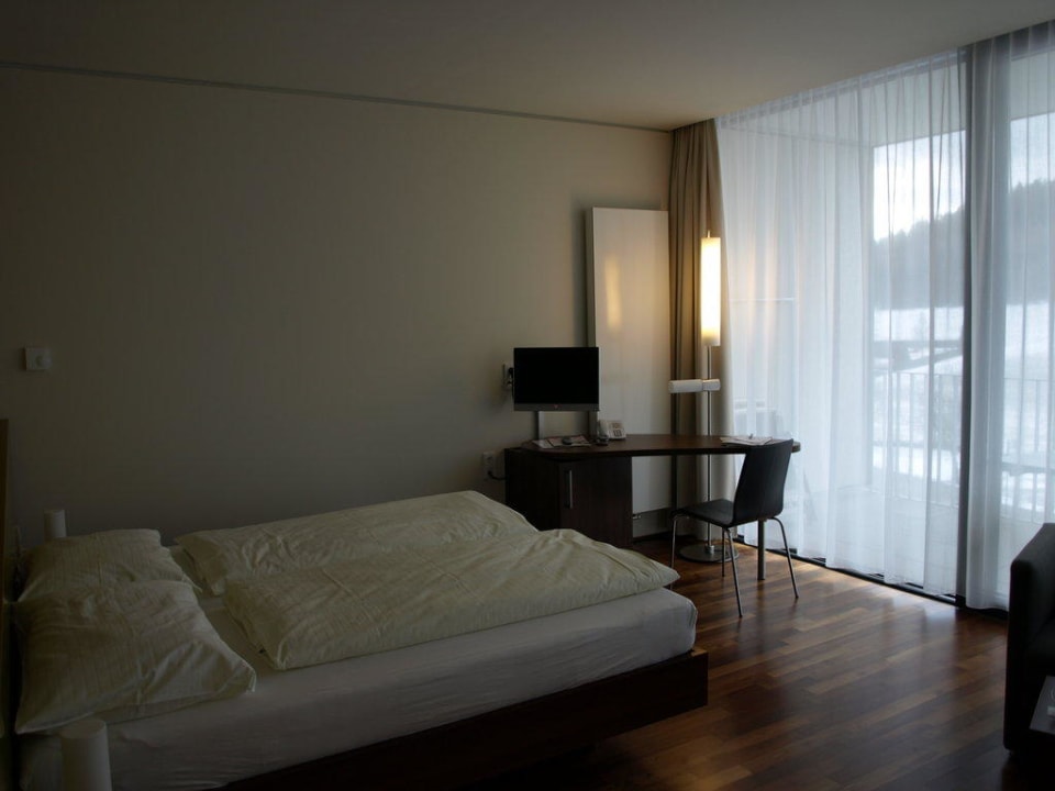 Bett im Doppelzimmer Spa Hotel Bründl