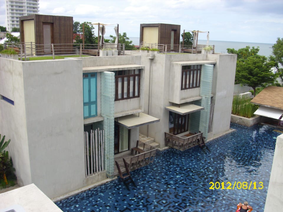 Blick vom Dach Hotel Let's Sea Hua Hin Al Fresco Resort
