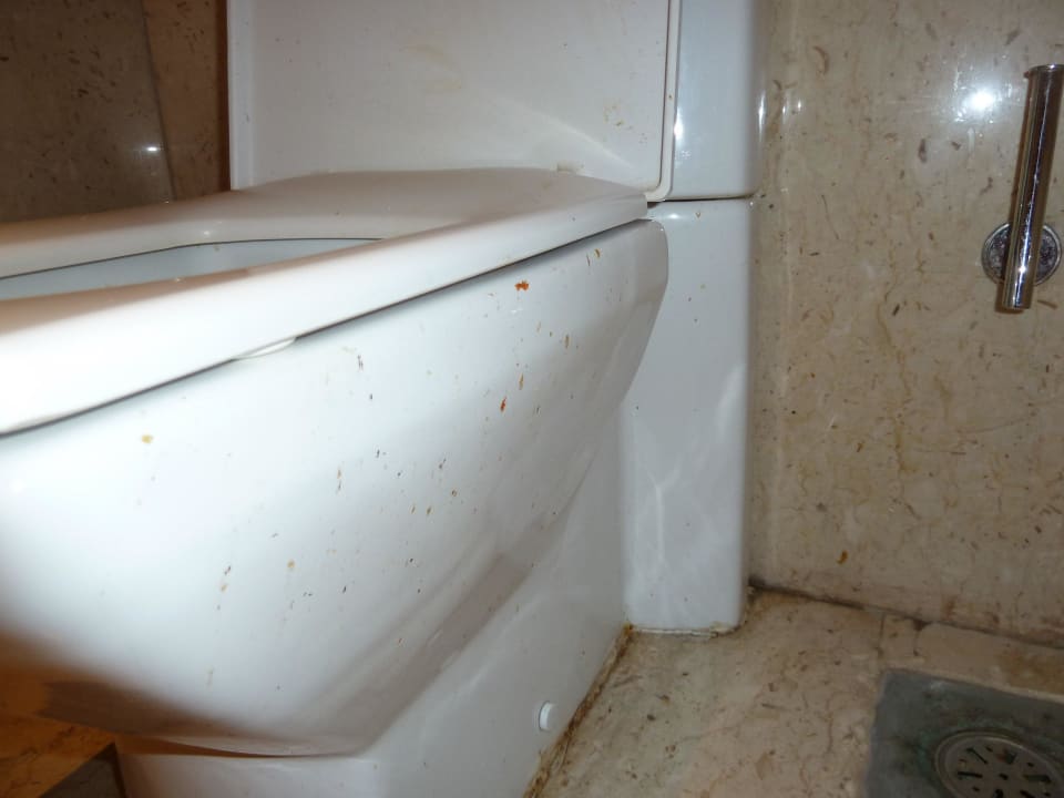 Toilette war mindestens 1 Woche so verschmutzt Hotel Titanic Palace