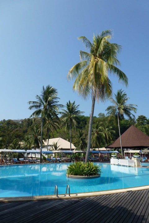 Pool oben Cape Panwa Hotel