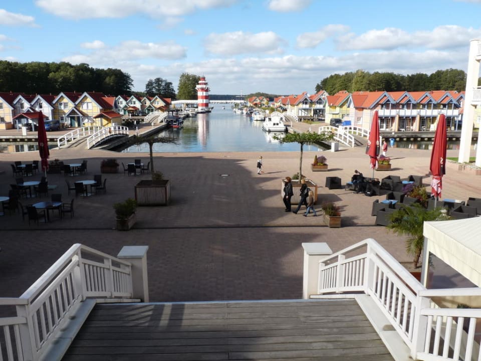 Ausgang vom Hotel, Richtung Hafendorf Precise Resort Hafendorf Rheinsberg