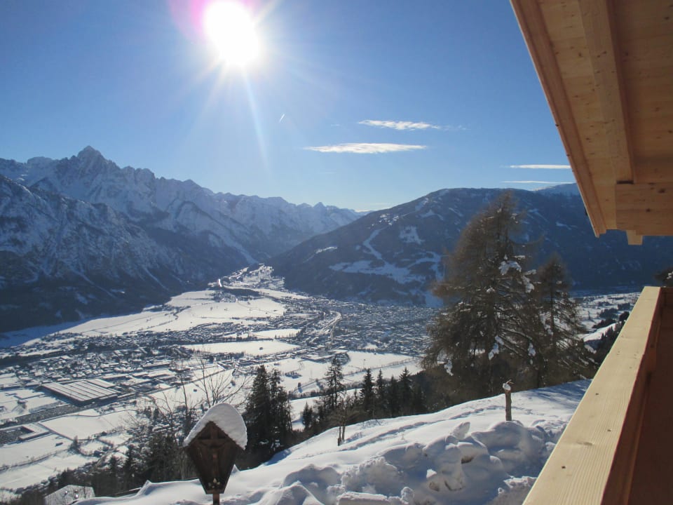 Ausblick vom Appartent Dolomitenblick u Talblic Bauernhof Gerlhof