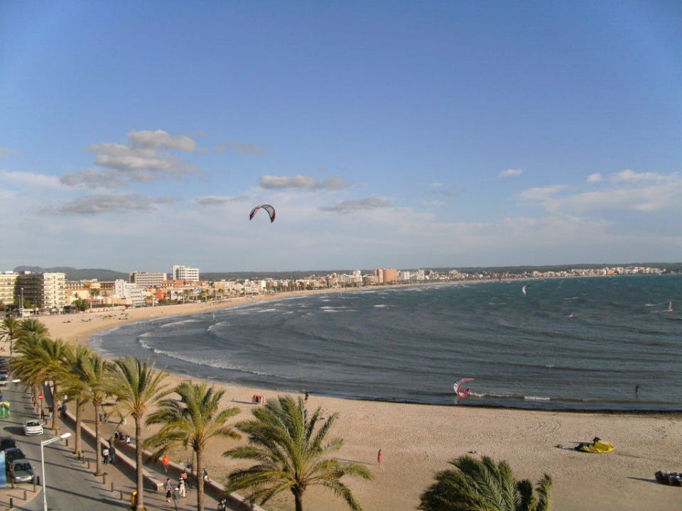 Blick vom Balkon Hotel Las Arenas